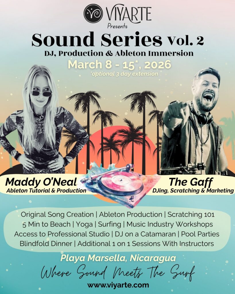 Sound Series Vol II - a dj and music production retreat ableton with Maddy O'Neal and The Gaff